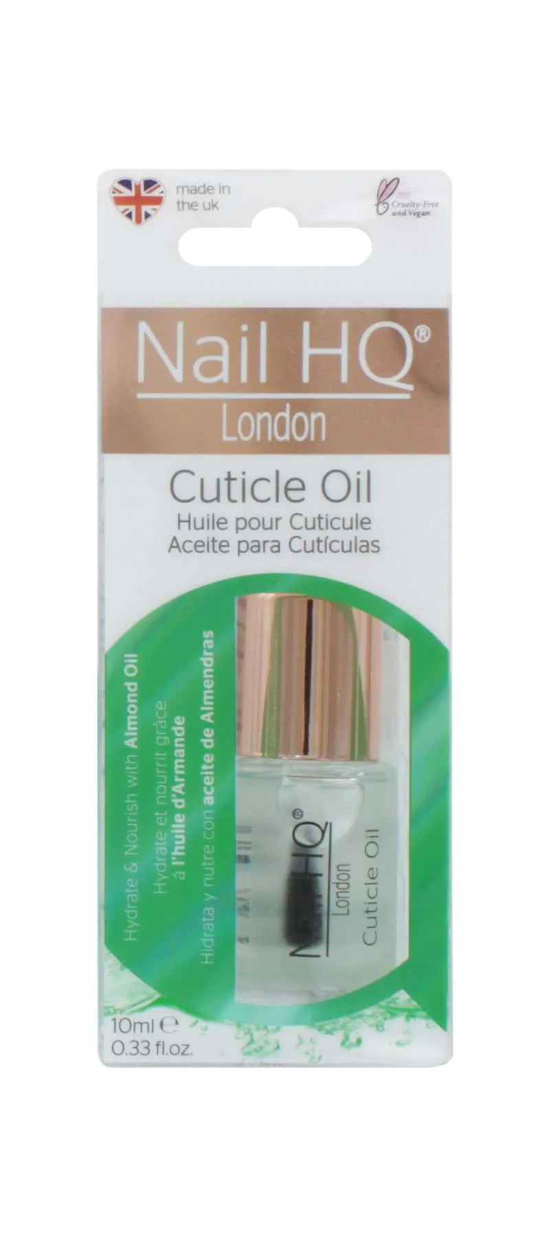 Nail Hq Cuticle Oil 10ML 80 45 207 (Pack of 6)