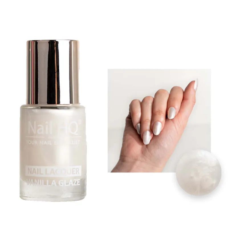 Nail Hq Vanilla Glase Nail Lacquer 10ML 80 45 369 (Pack of 6)