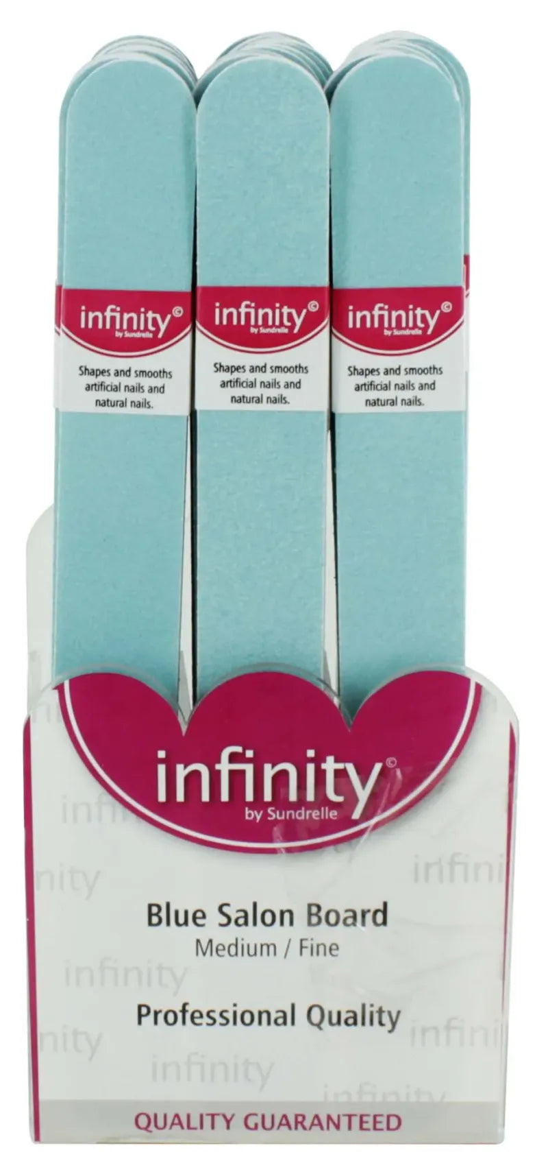 Infinity Blue Salon Boards Banded X36 (Pack of 36)