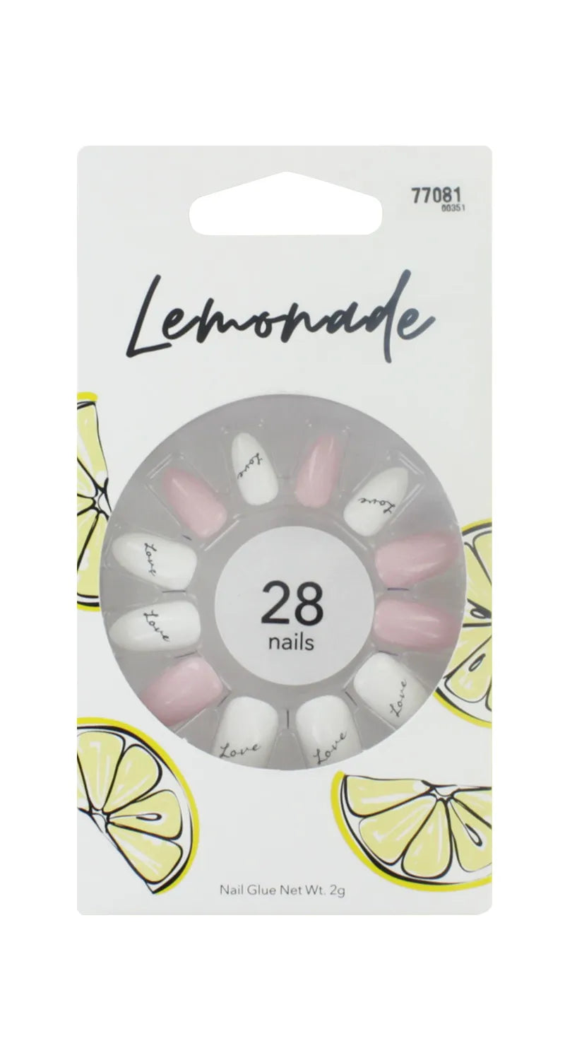 Lemonade False Nails (Pack of 6)