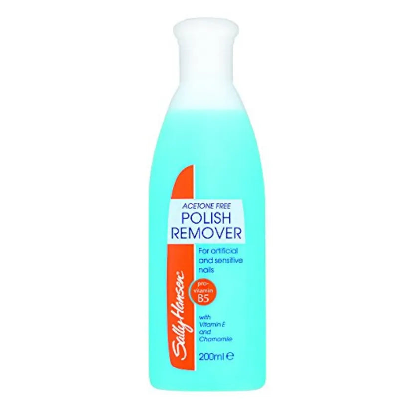 Sally Hansen Nail Polish Remover Acetone Free 200ML (Pack of 6)