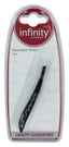 Infinity Black Decorative Slant Tweezers (Pack of 6)