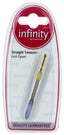 Infinity Gold Tip Tweezer'S Straight (Pack of 6)