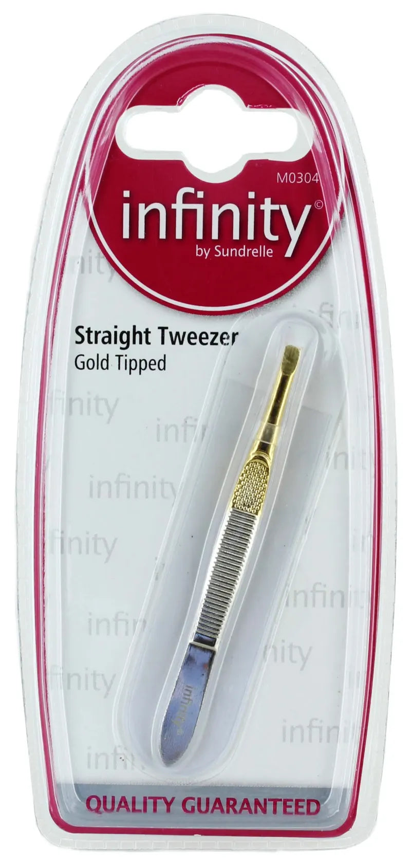 Infinity Gold Tip Tweezer'S Straight (Pack of 6)