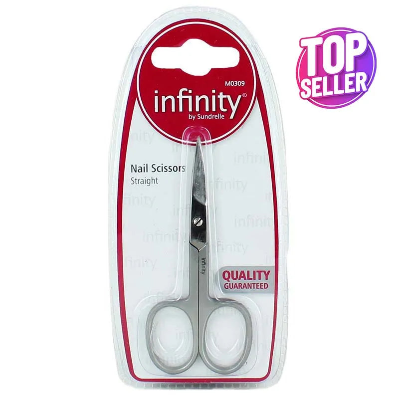 Infinity Nail Scissors Straight (Pack of 6)