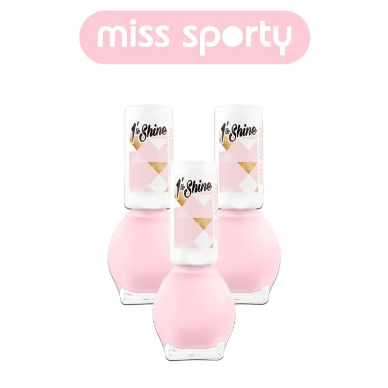 Miss Sporty 1 Minute Shine Nail Polish 7ML (Pack of 6)