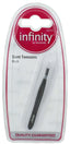 Infinity Black Tweezer Slant (Pack of 6)