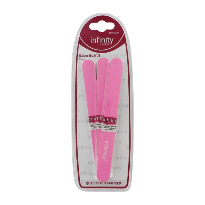 Infinity 3 Pack Salon Boards Pink (Pack of 6)