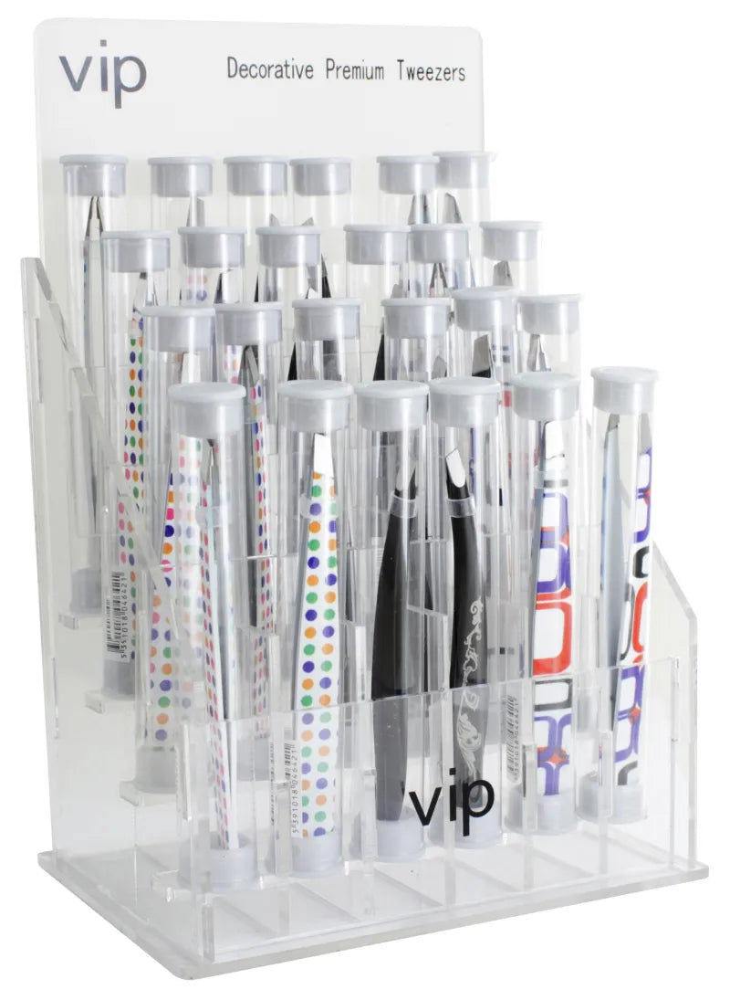 VIP Tweezer On Display X24 (Pack of 24)