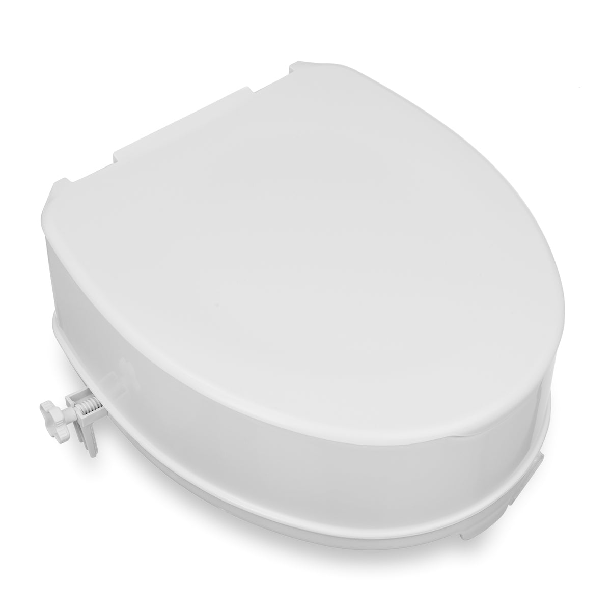 Raised toilet seat with lid - 15cm (6 inches)