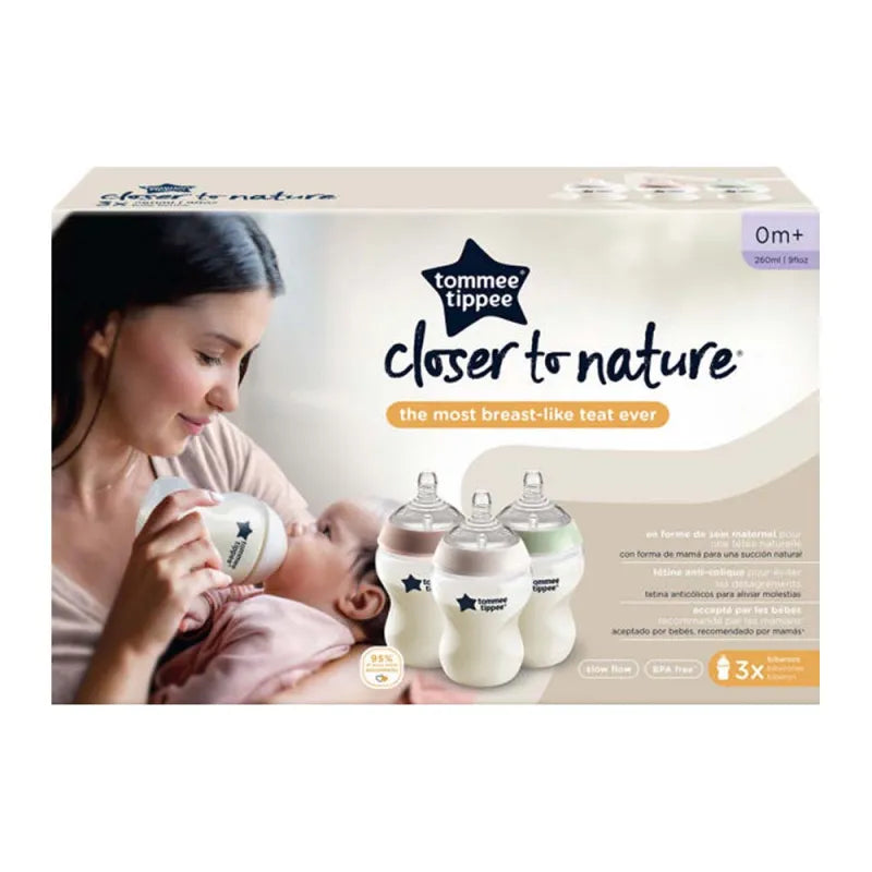 42272901 Tt Natural Start Self Sterilising 3X260ML Bottle X3 (Pack of 3)