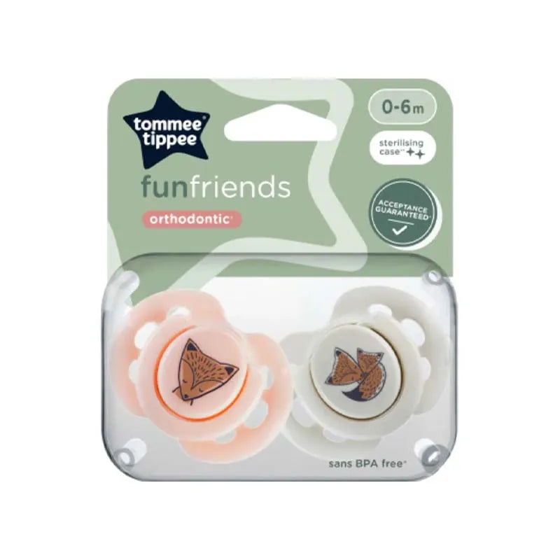 43335799 Ctn 2 Fun Soothers 0-6 X 3 (Pack of 3)
