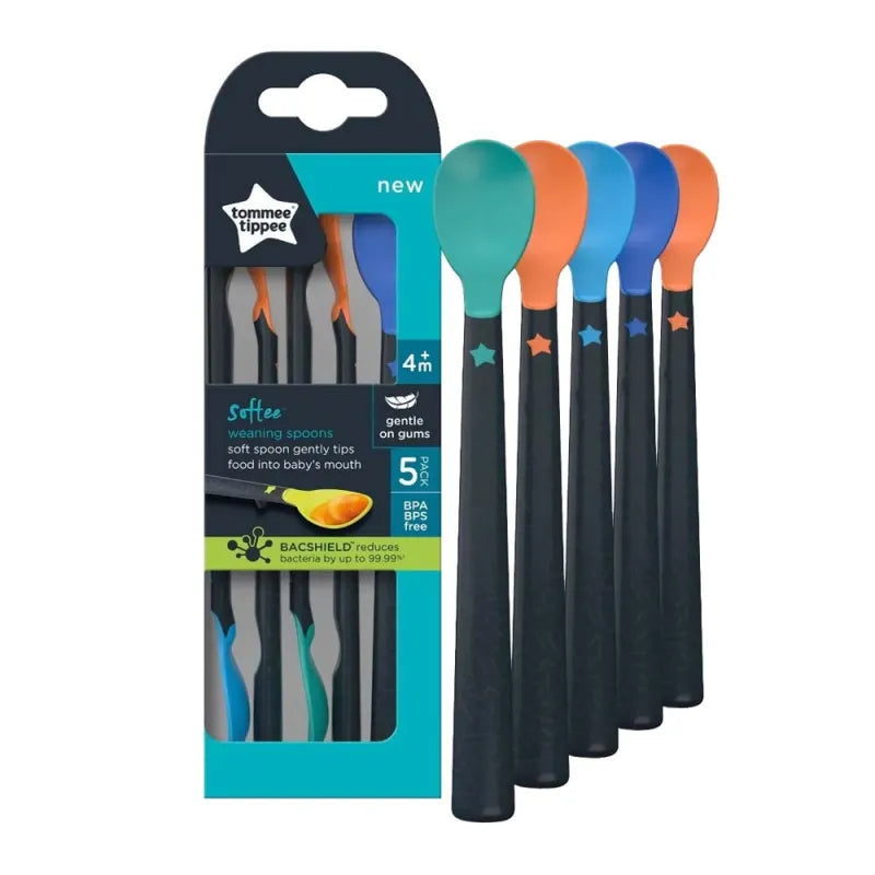 44719602 Tt 5 Weaning Spoons 4+ X6 (Pack of 6)