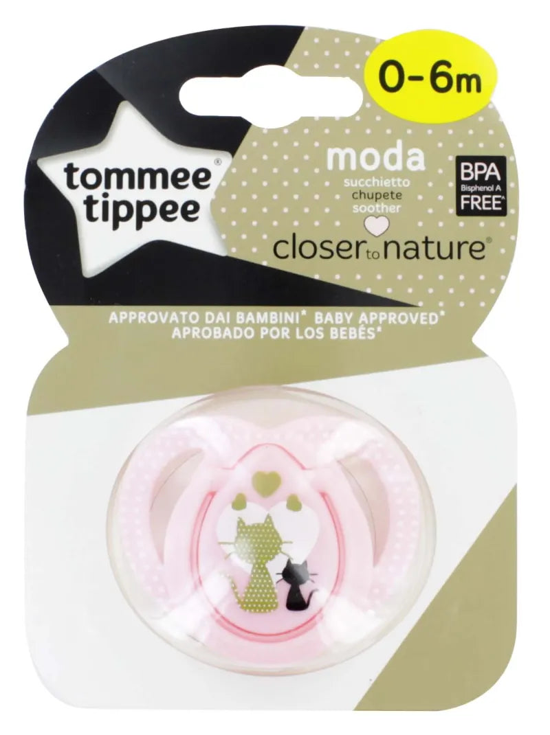 43338690 Tt Ctn Moda Soothers Single 0-6Mts X3 (Pack of 3)