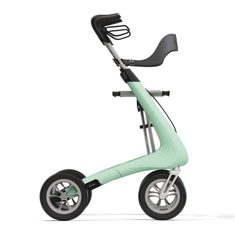 byACRE Nordic Pioneer Backrest - Profile Right on Glacier Green Rollator