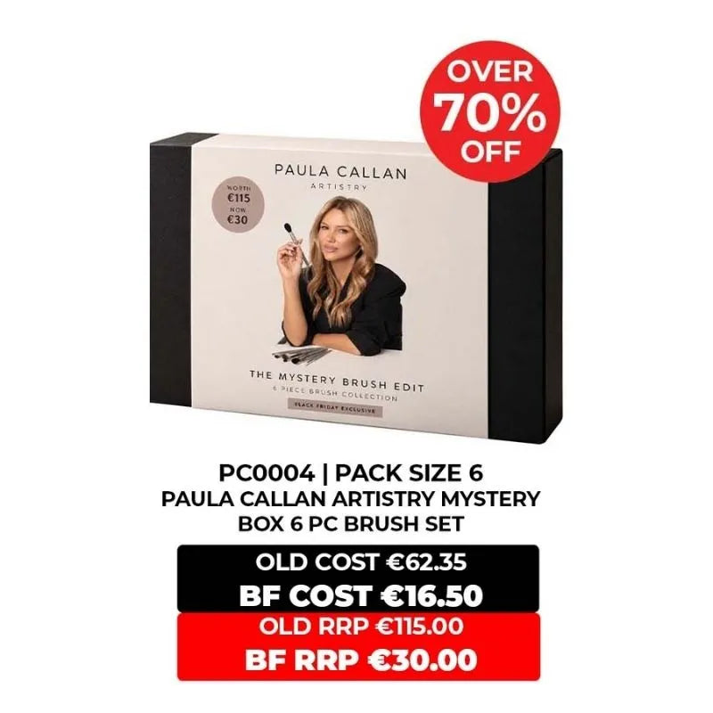Paula Callan Artistry Mystery Box 6-Piece Brush Set – make-up tool