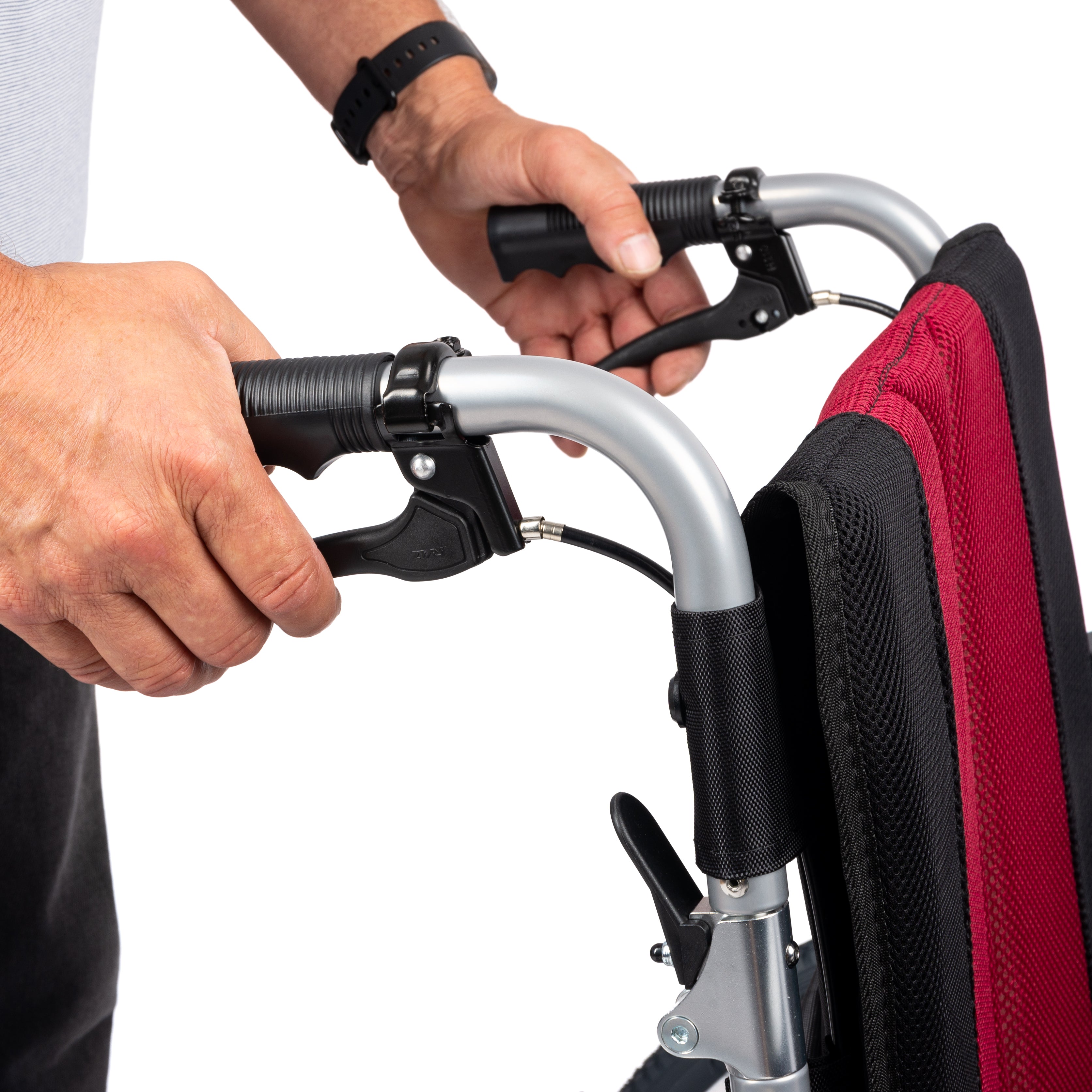 PREMIUM-TIM Aluminium Wheelchair with Foldable Backrest