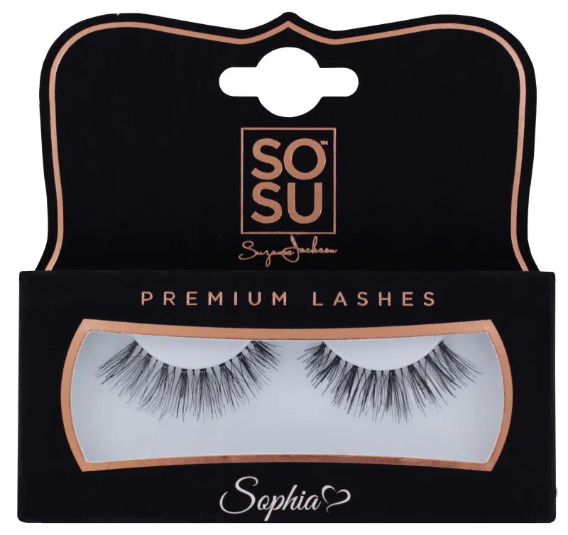Sosu Sophia Eyelashes Black Box (Pack of 6)