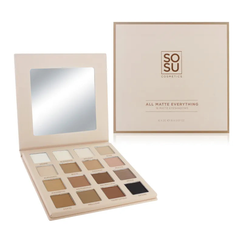 Sosu All Matte Everything Eyeshadow Palette (Pack of 10)