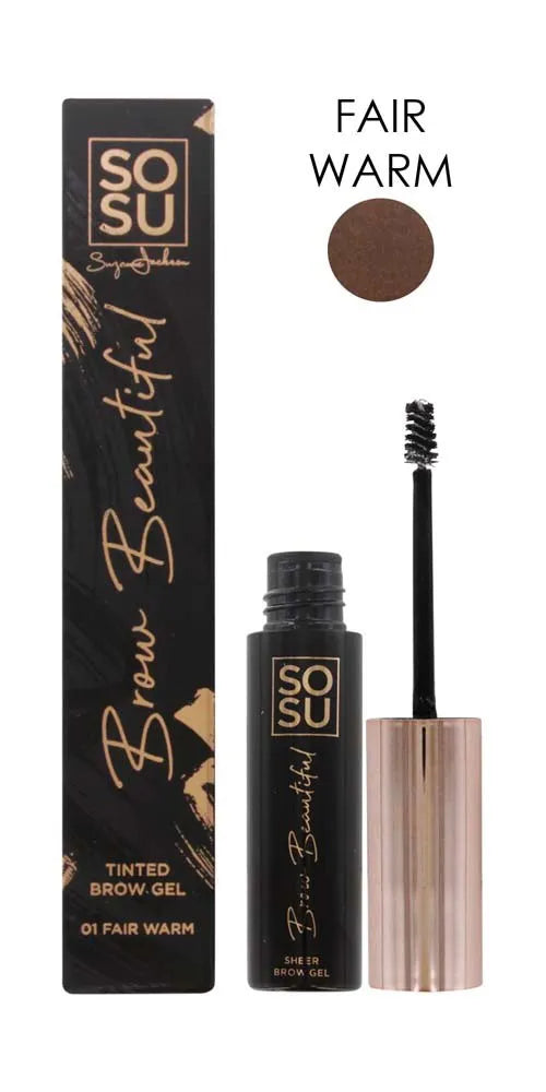 Sosu Brow Gel Fair Warm (Pack of 3)