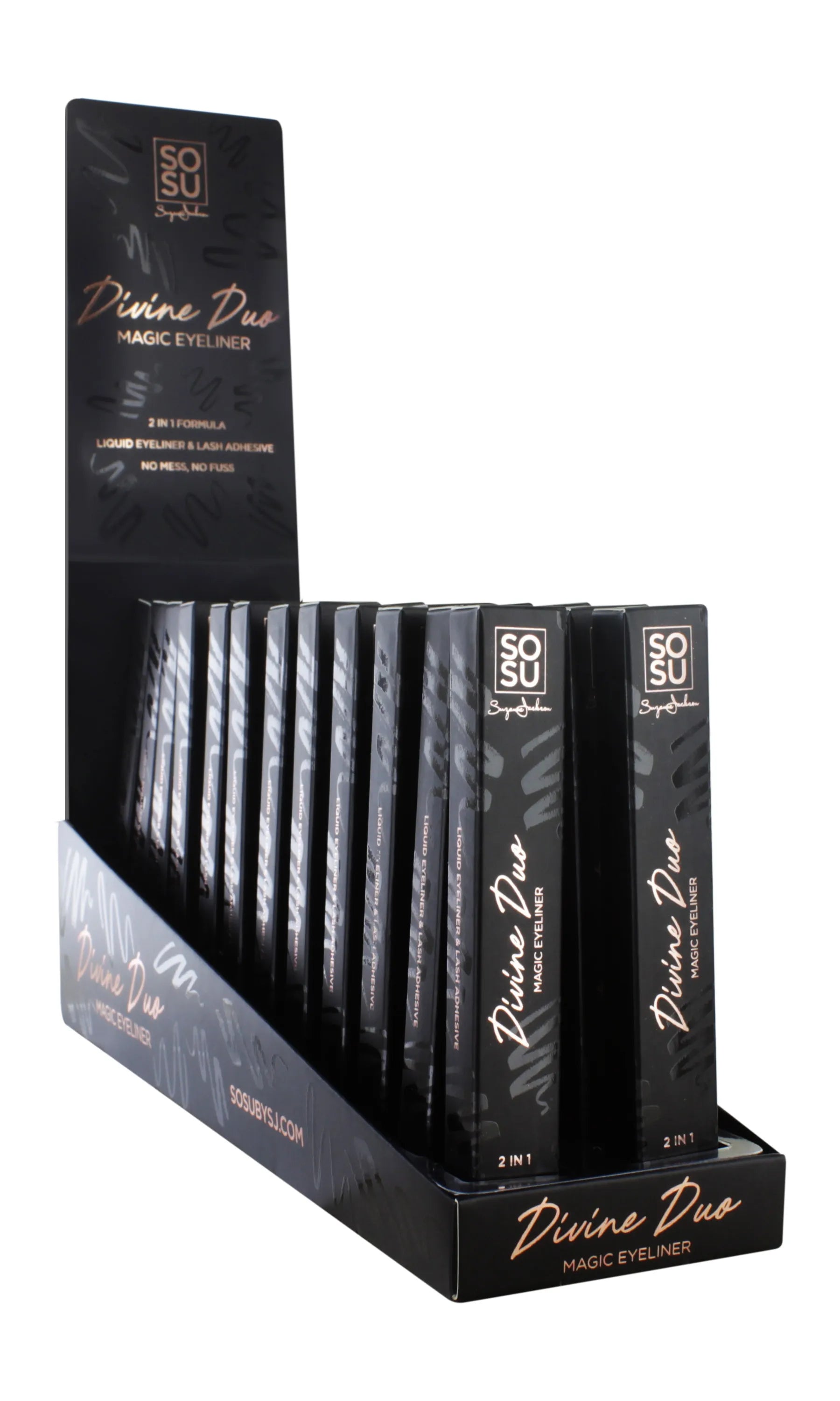Sosu Divine Duo Magic Eyeliner/Lash Adhesive X24 (Pack of 24)