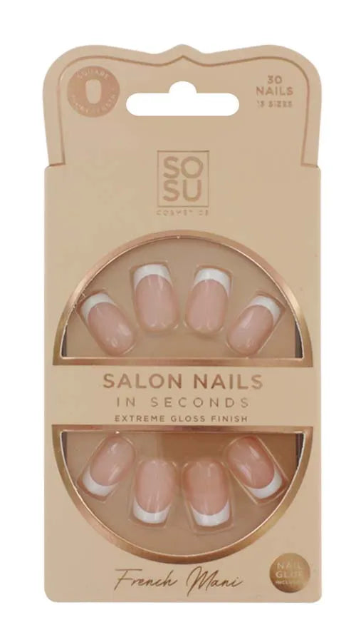 Sosu False Nails French Mani (Pack of 6)
