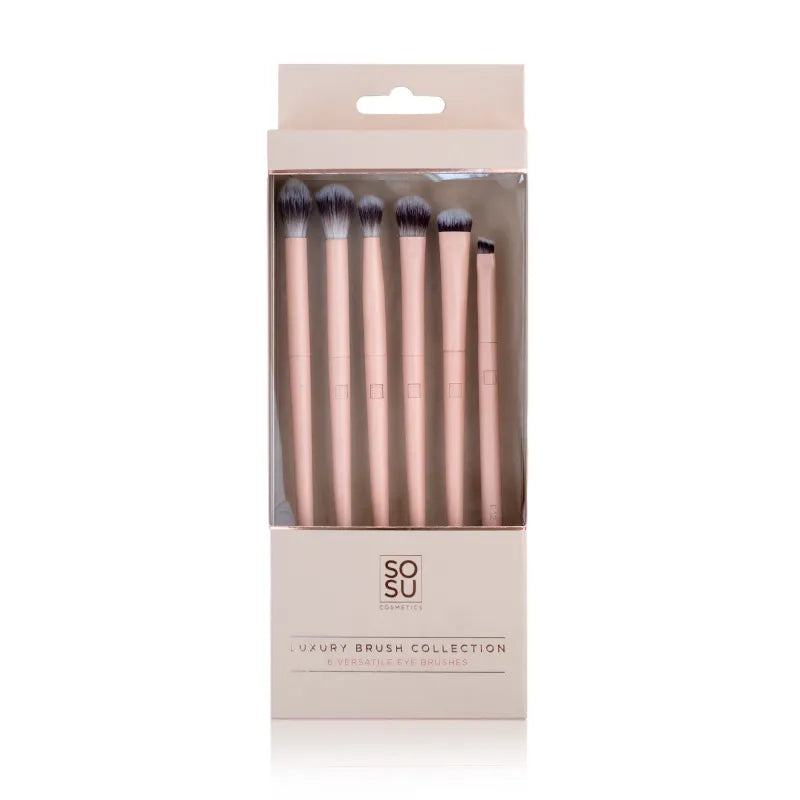 Sosu Nude Premium Brush Set Eye Collection (Pack of 6)