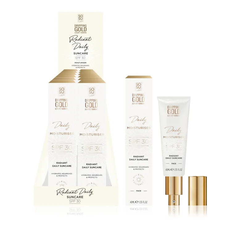 Dripping Gold Daily Face Moisturiser 30 SPF 40ML (Pack of 6)