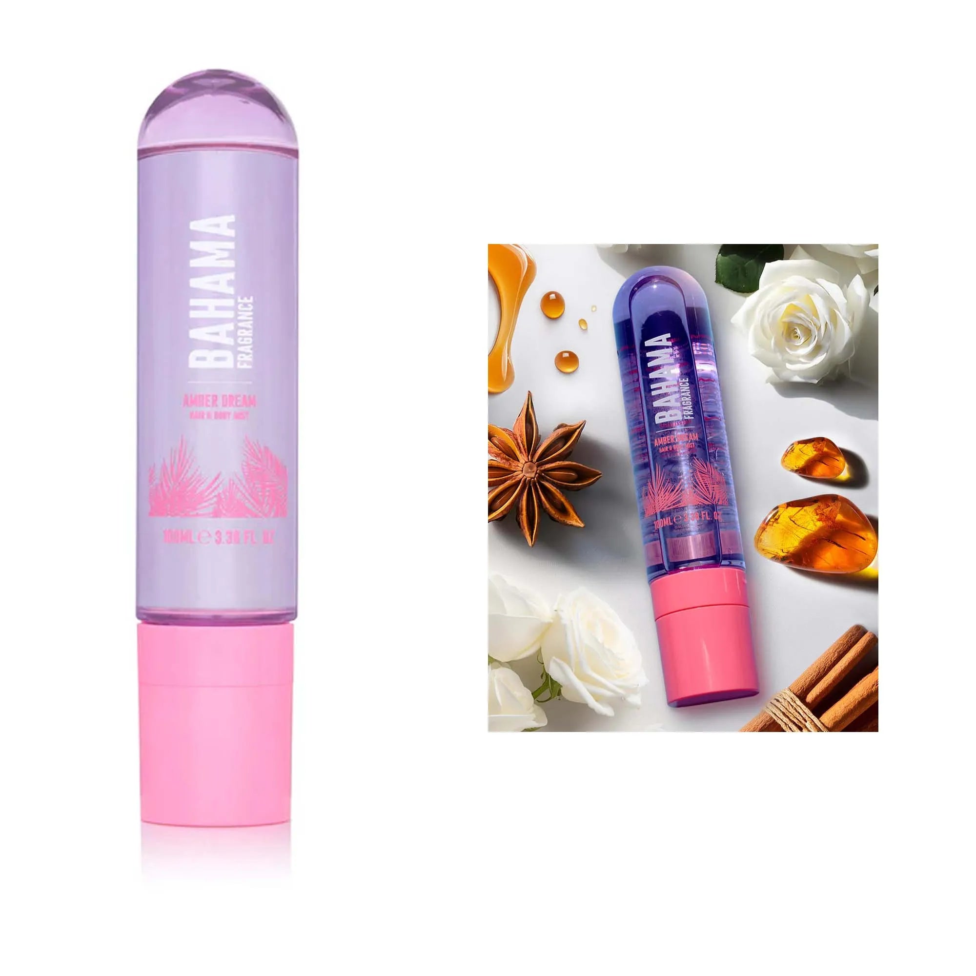 Bahama Hair & Body Mist Amber Dream 100ML (Pack of 6)