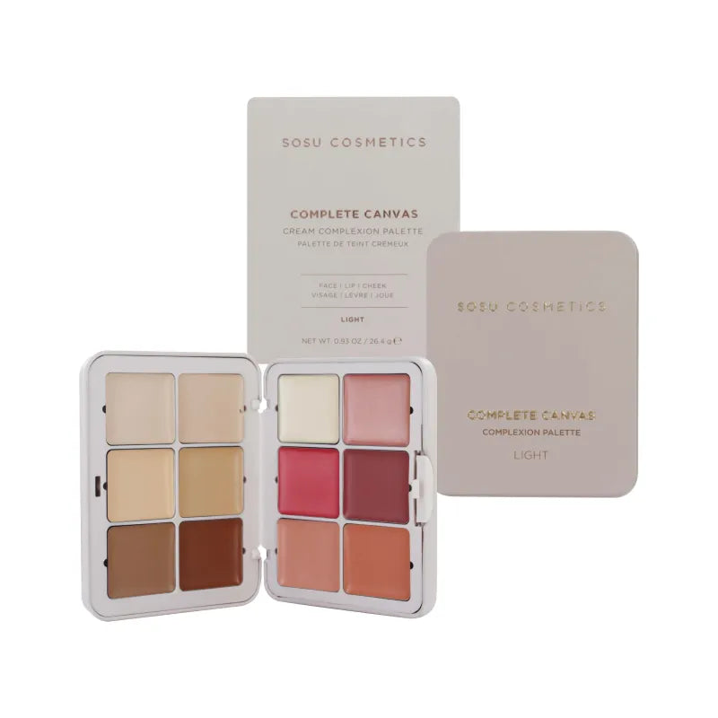 Sosu Complete Canvas Complexion Palette Light (Pack of 6)