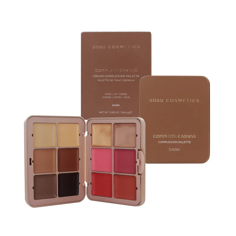 Sosu Complete Canvas Complexion Palette Dark (Pack of 6)